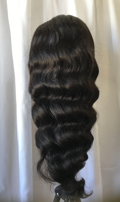 4 x 13 Lace Frontal Loose Wave  Natural Black